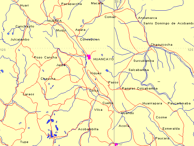 Cartes rgionales: Huancayo