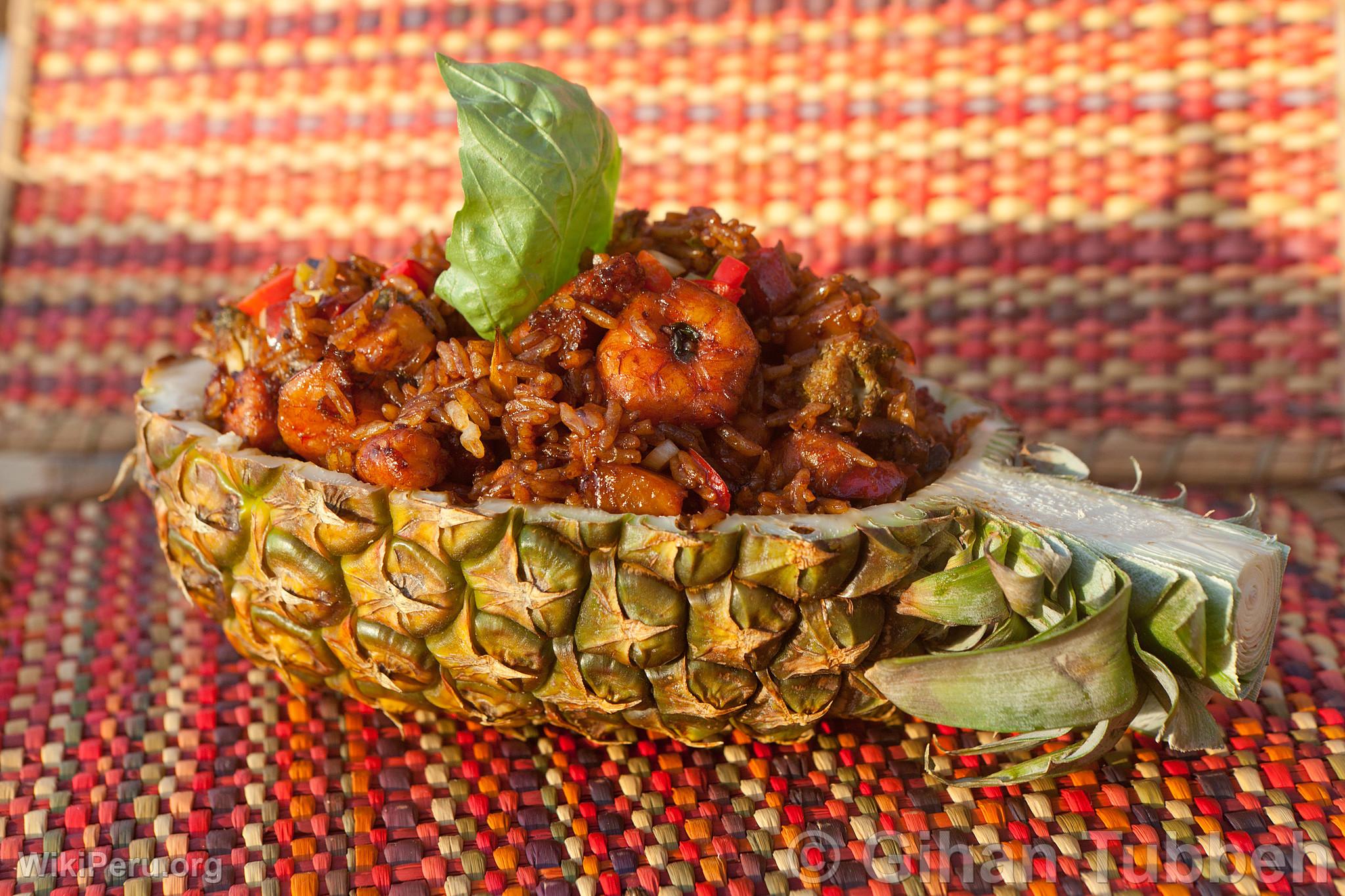 Riz chaufa aux fruits de mer