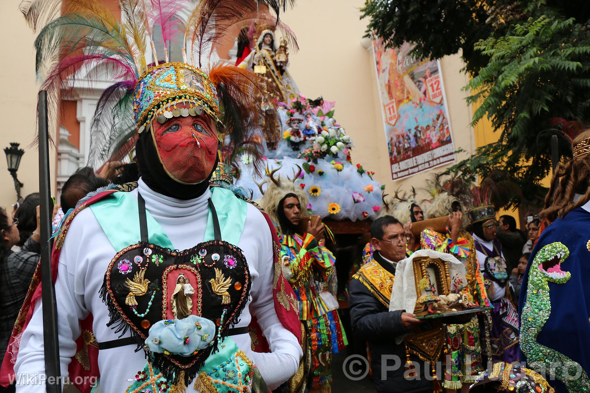 Procession de la Vierge de Carmen, Lima