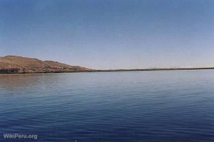 Vue sur le lac Titicaca