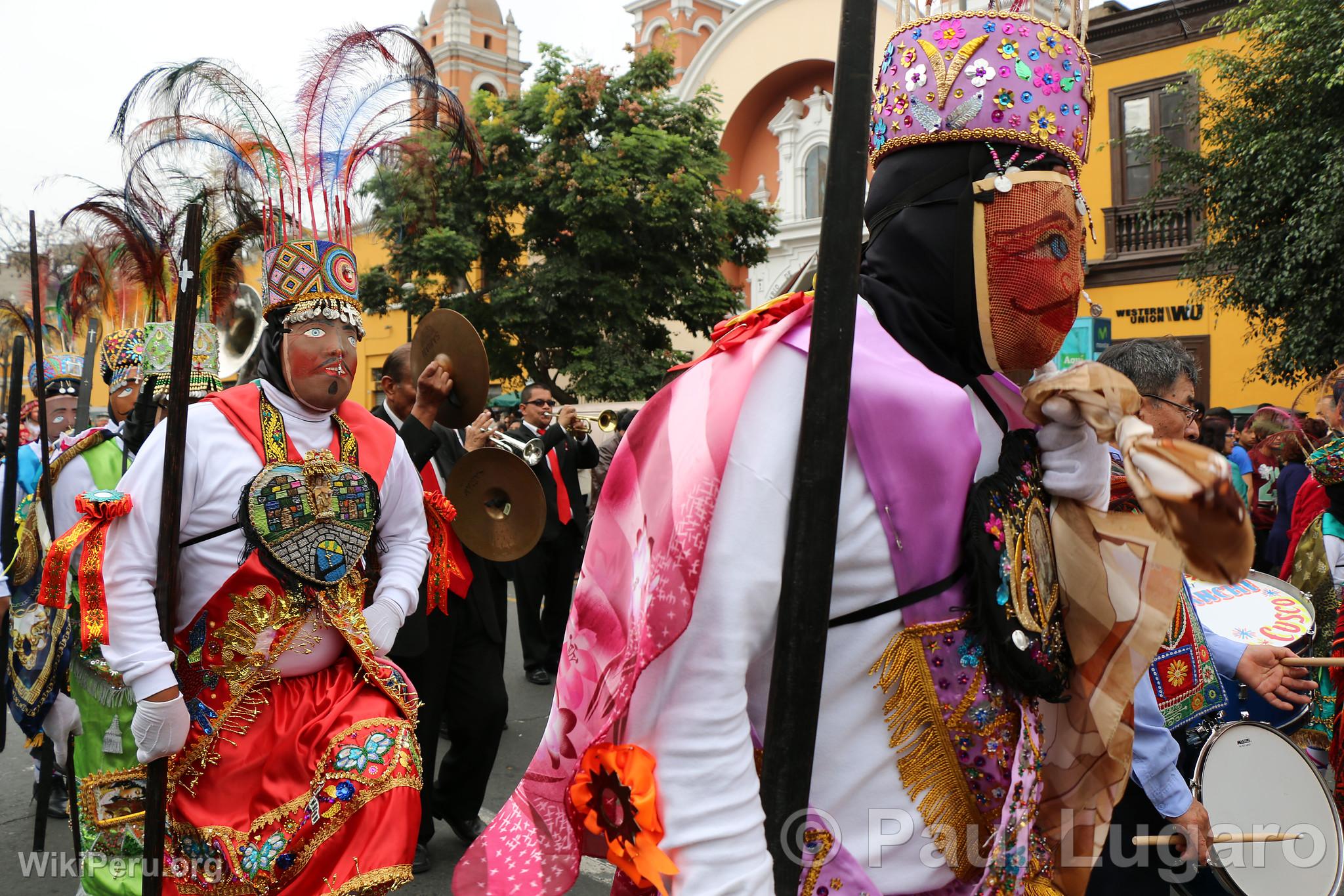 Procession de la Vierge de Carmen, Lima