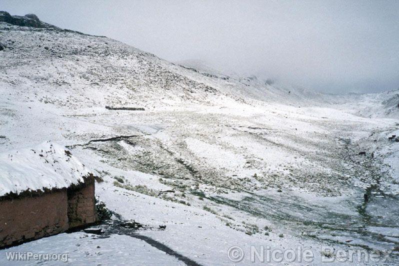 Le col du Huala Hual, Ocongate. Quispicanchi