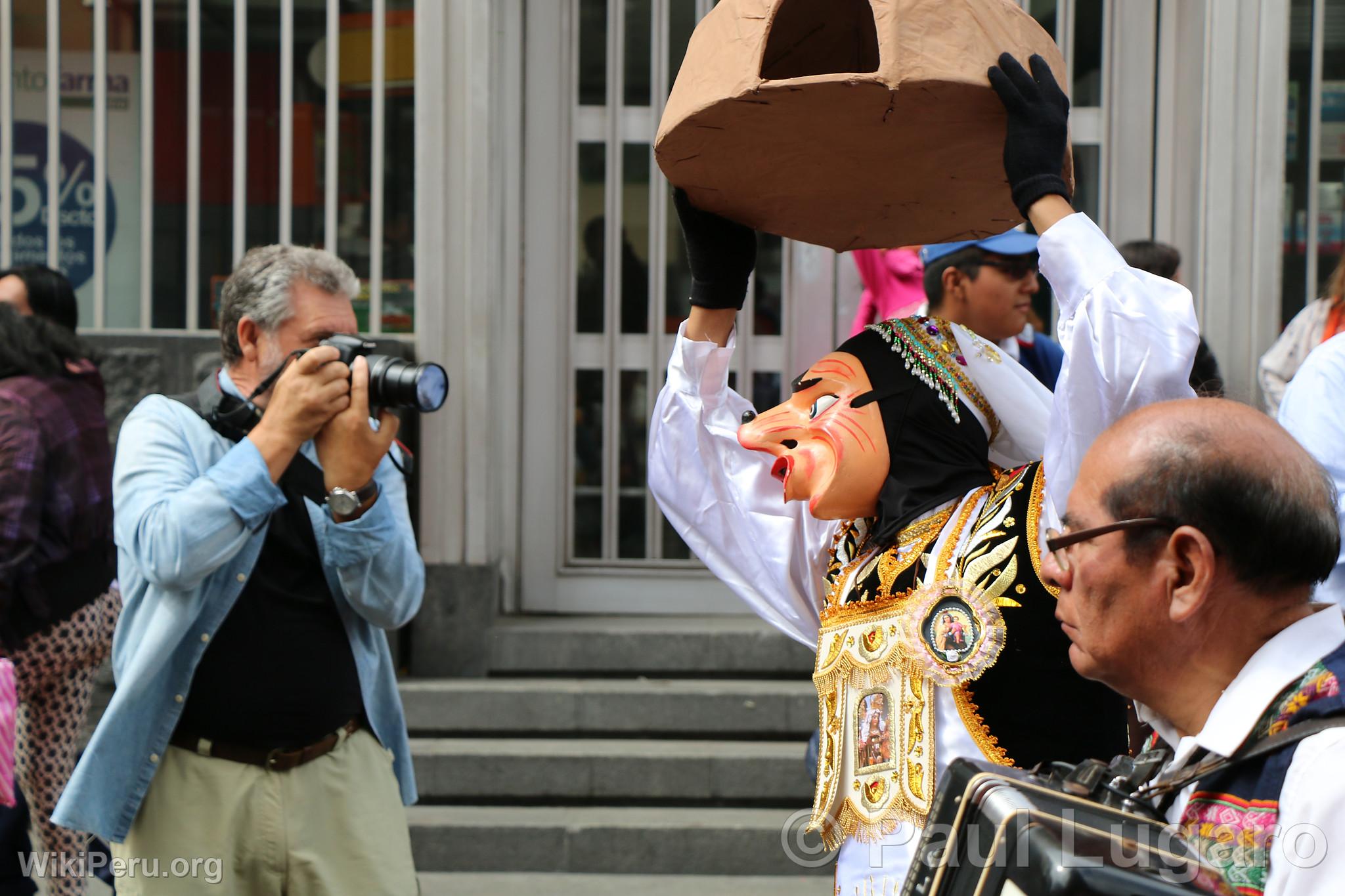 Procession de la Vierge de Carmen, Lima