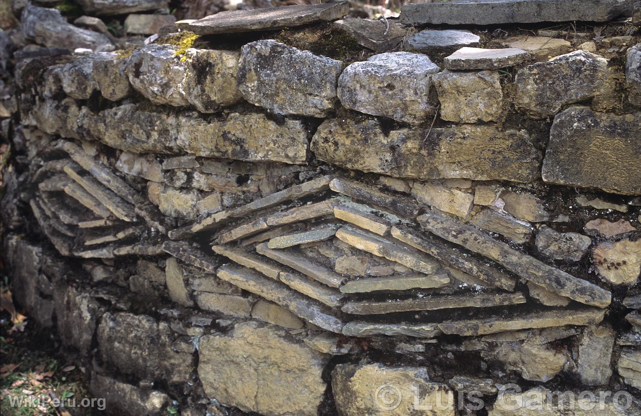 Conception gomtrique dans la forteresse de Kuelap, Kulap