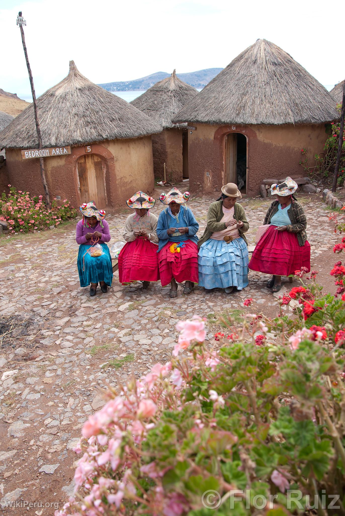 le Tikonata sur le lac Titicaca