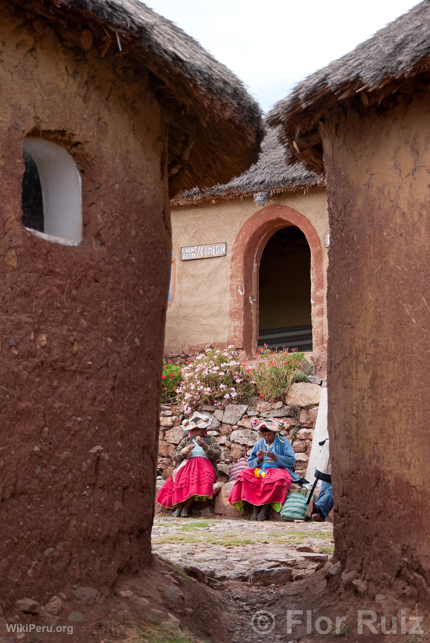 le Tikonata sur le lac Titicaca