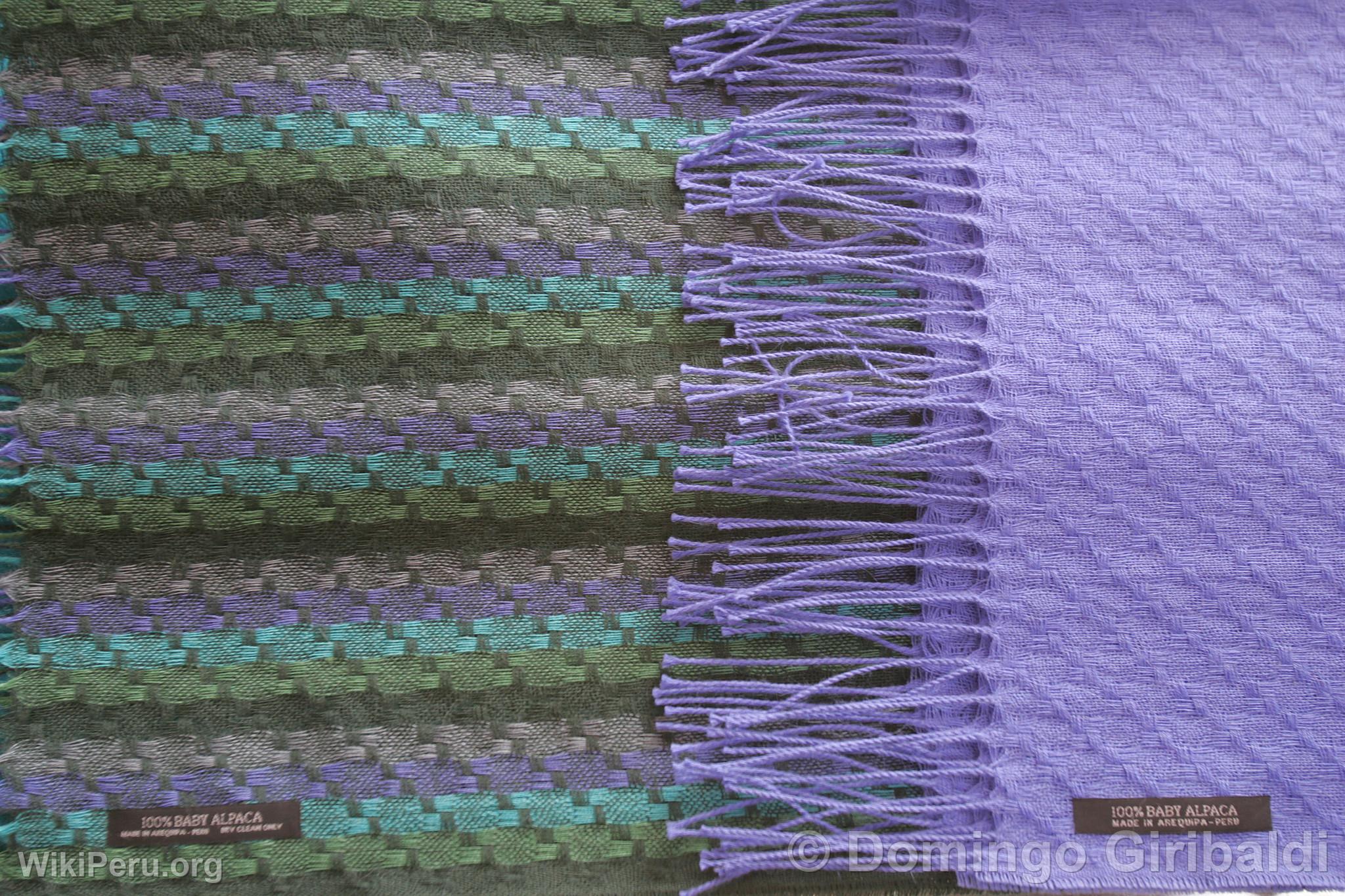 Textiles d'alpaca