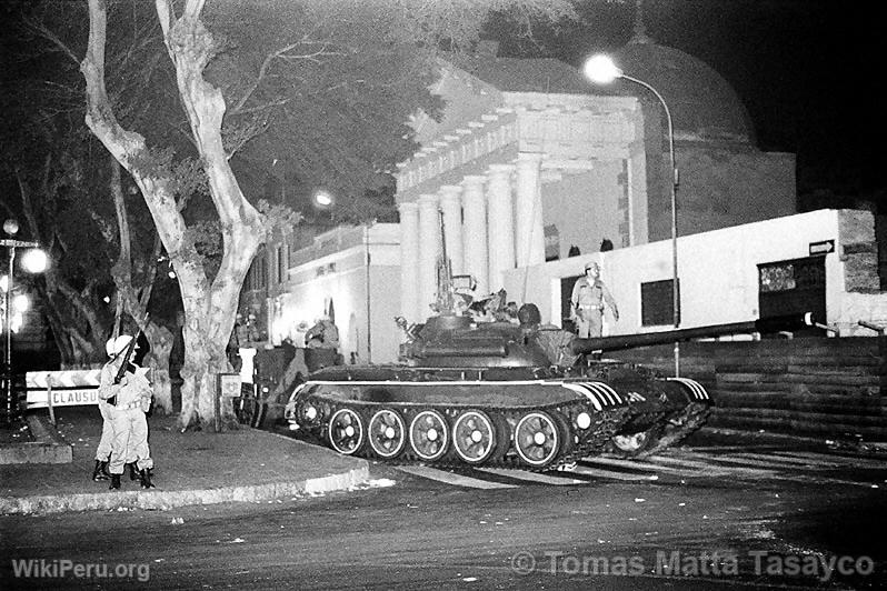 Autogolpe du 5 avril 1992, Lima