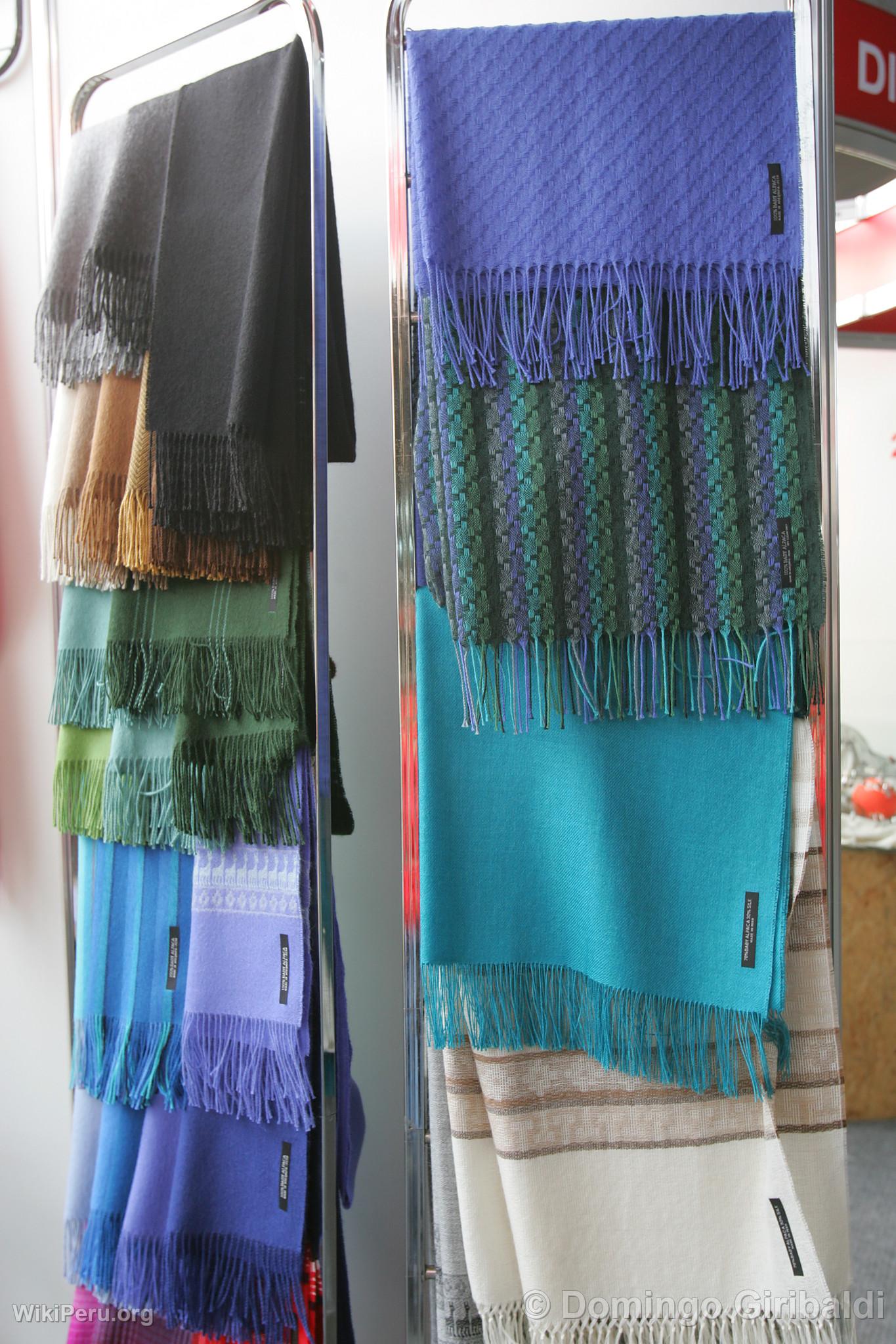 Textiles d'alpaca