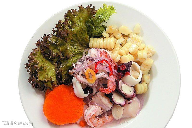 Ceviche de fruits de mer