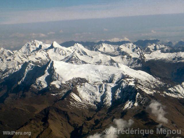 Les montagnes vues l'avion