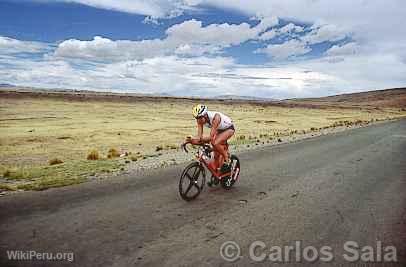 Cyclisme dans l'Altiplano