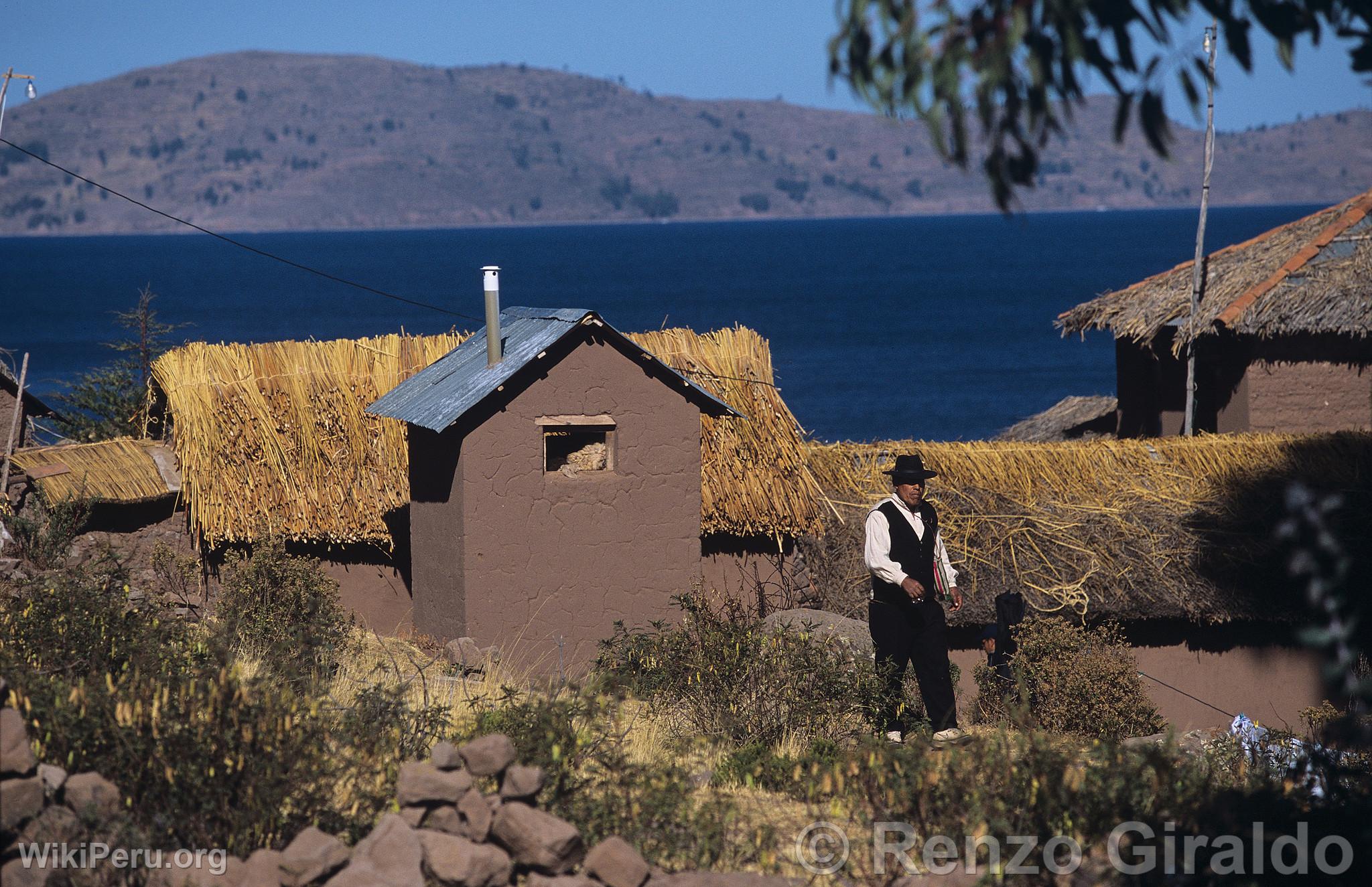 Maison d'htes  Llachon et au Lac Titicaca