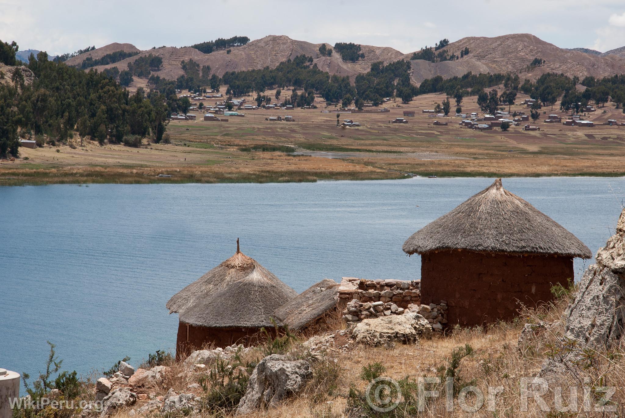 le Tikonata sur le lac Titicaca