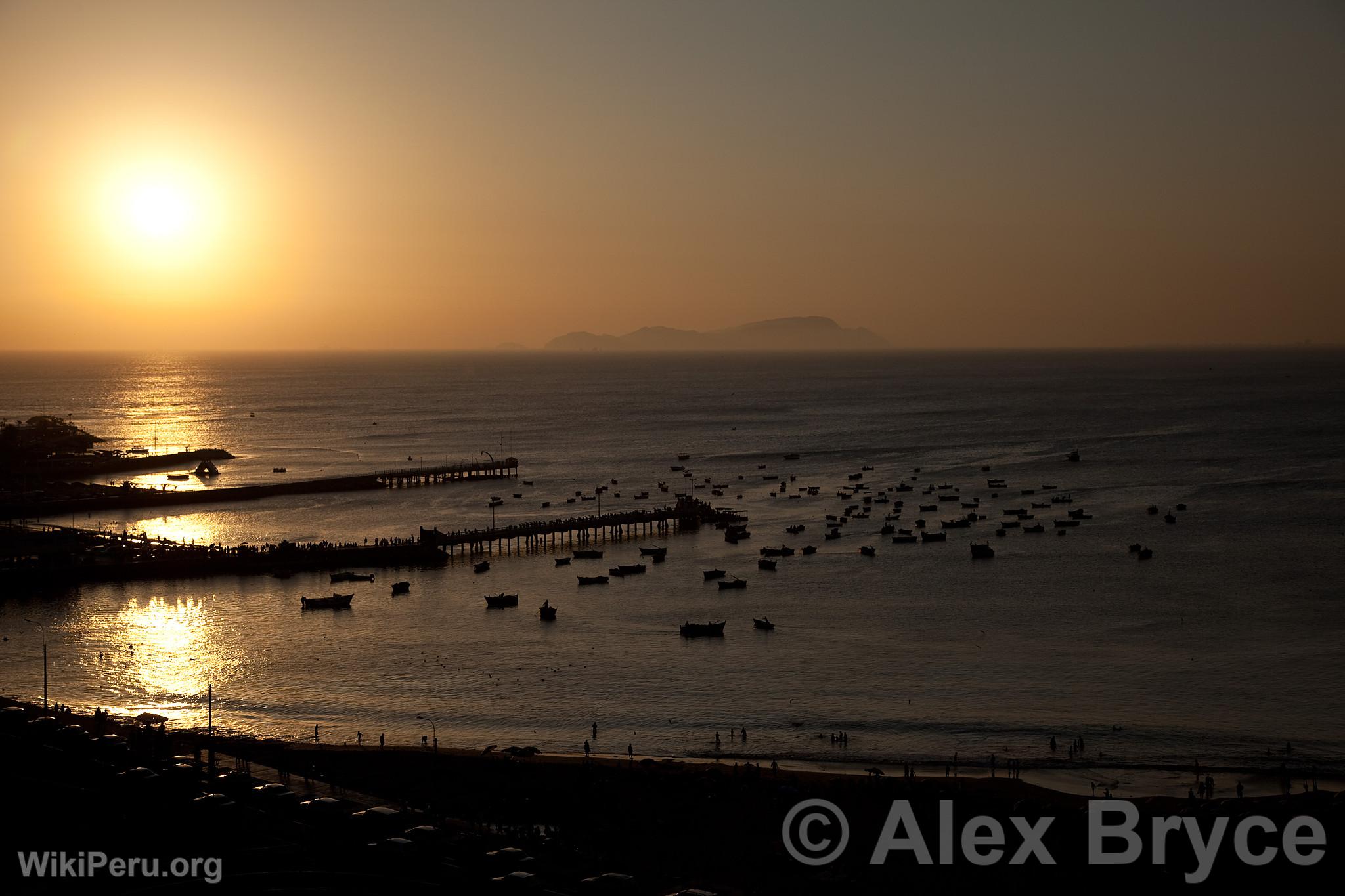 Plage Pescadores dans le district de Chorrillos