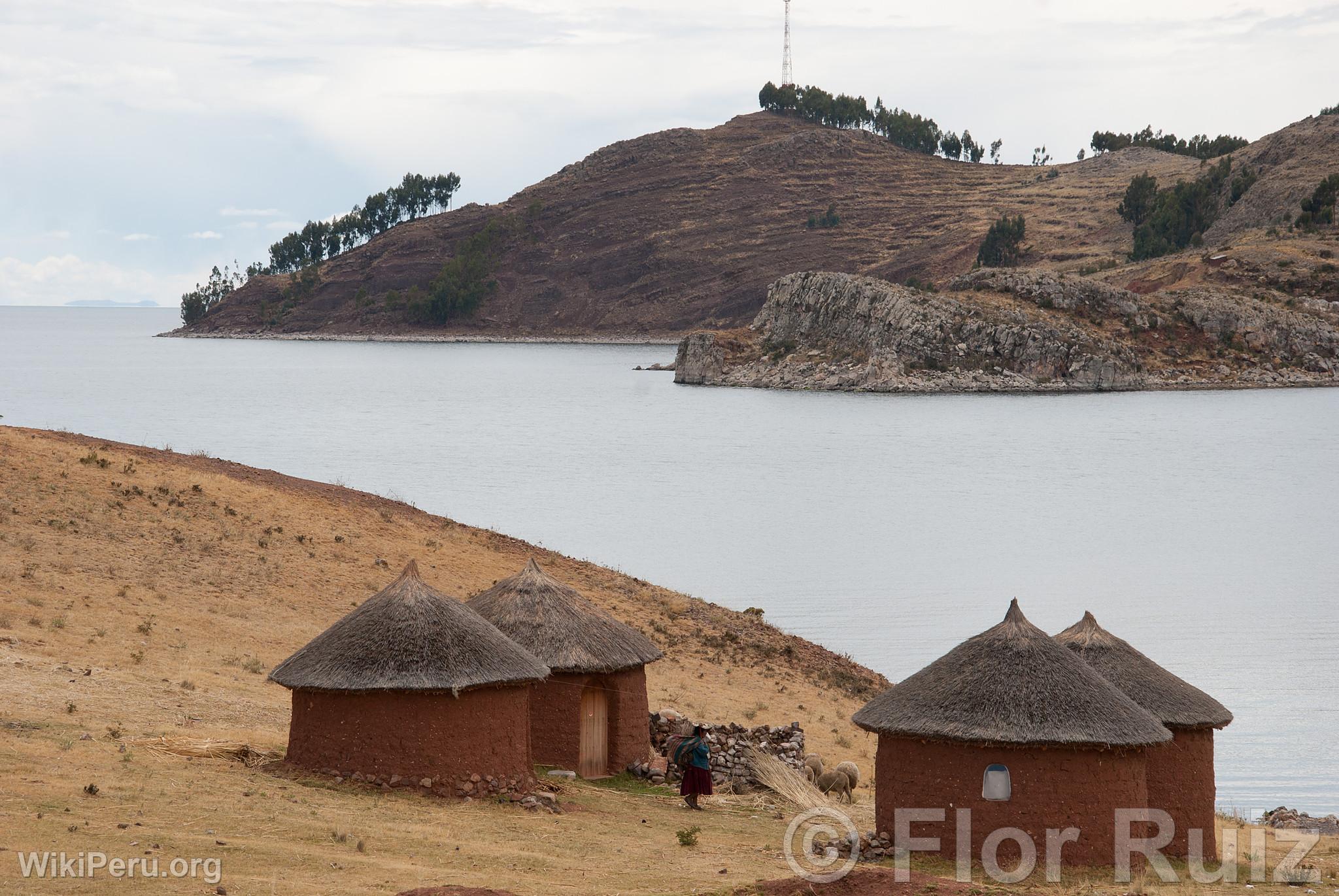 le Tikonata sur le lac Titicaca