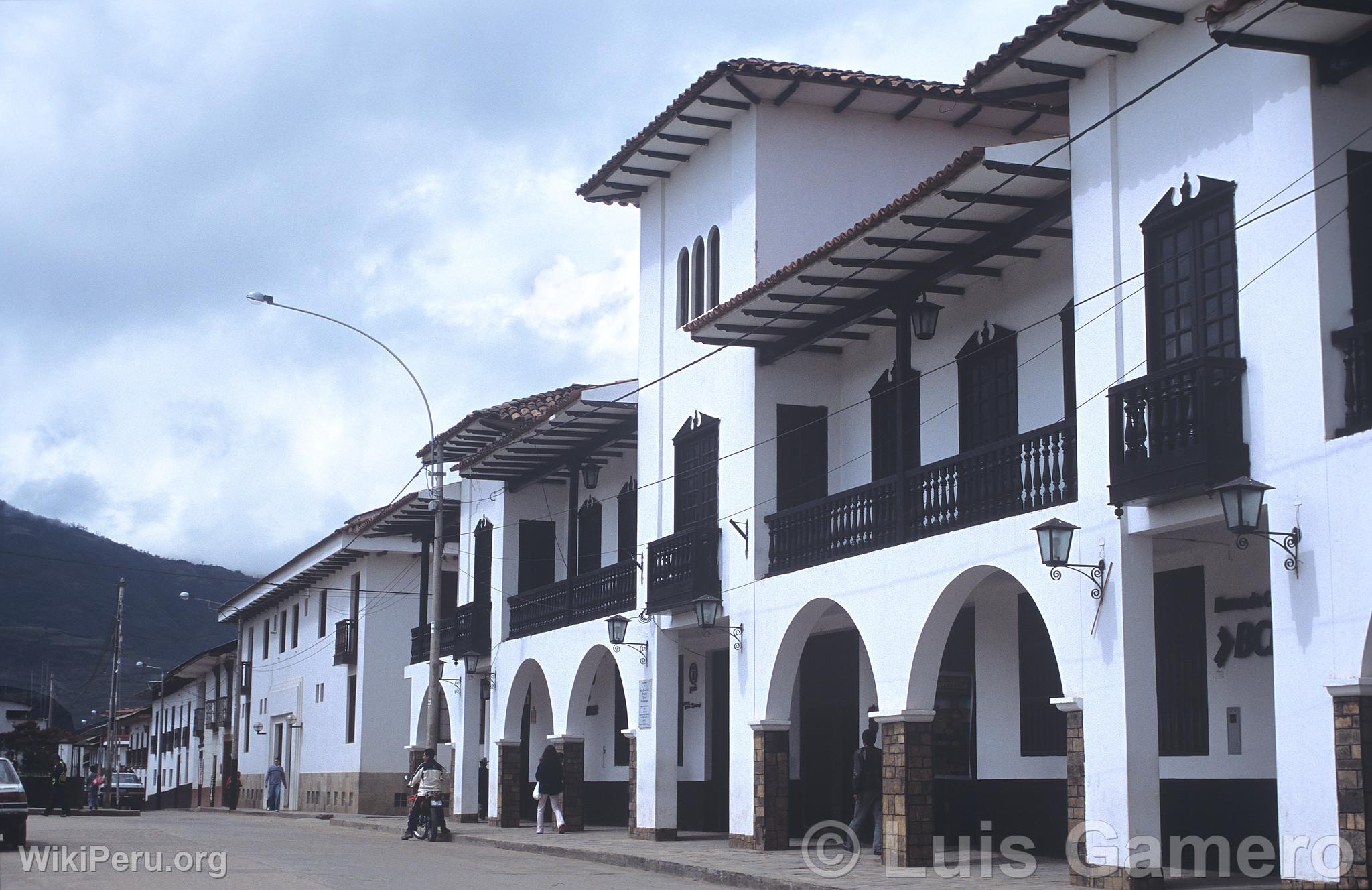 Mairie et habitations, Chachapoyas