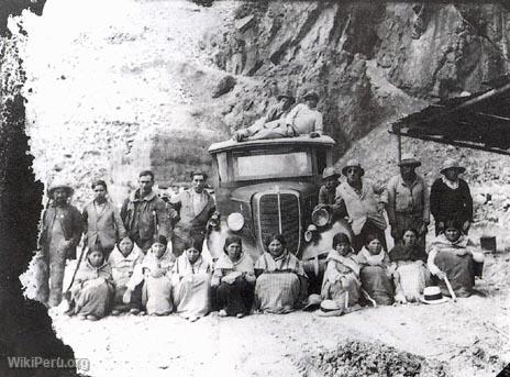 Travail  la mine, Yauli