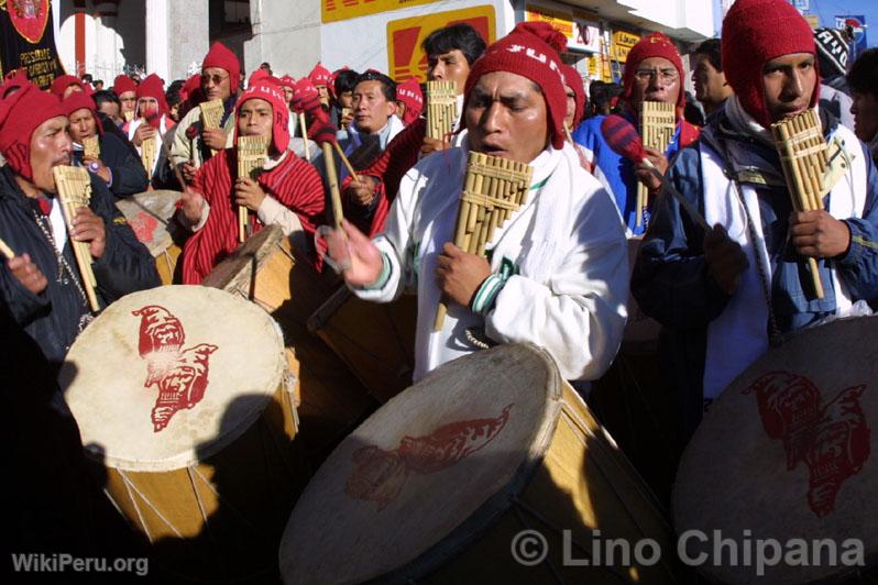 Ensemble de zampoas