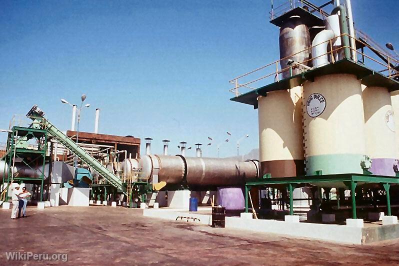 Usine de farine de poisson