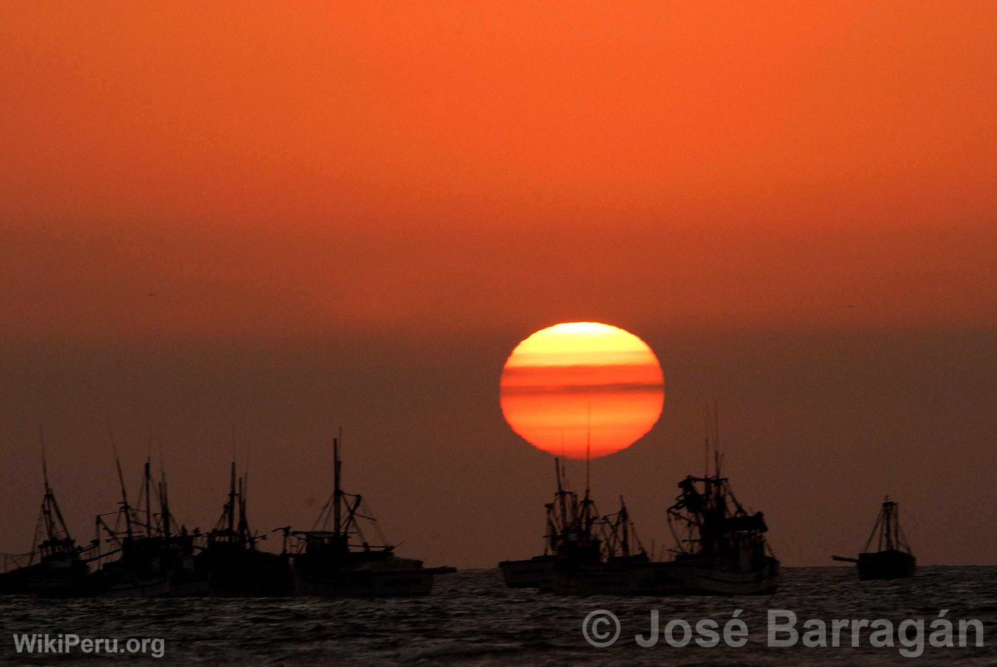 Coucher de soleil  Mncora