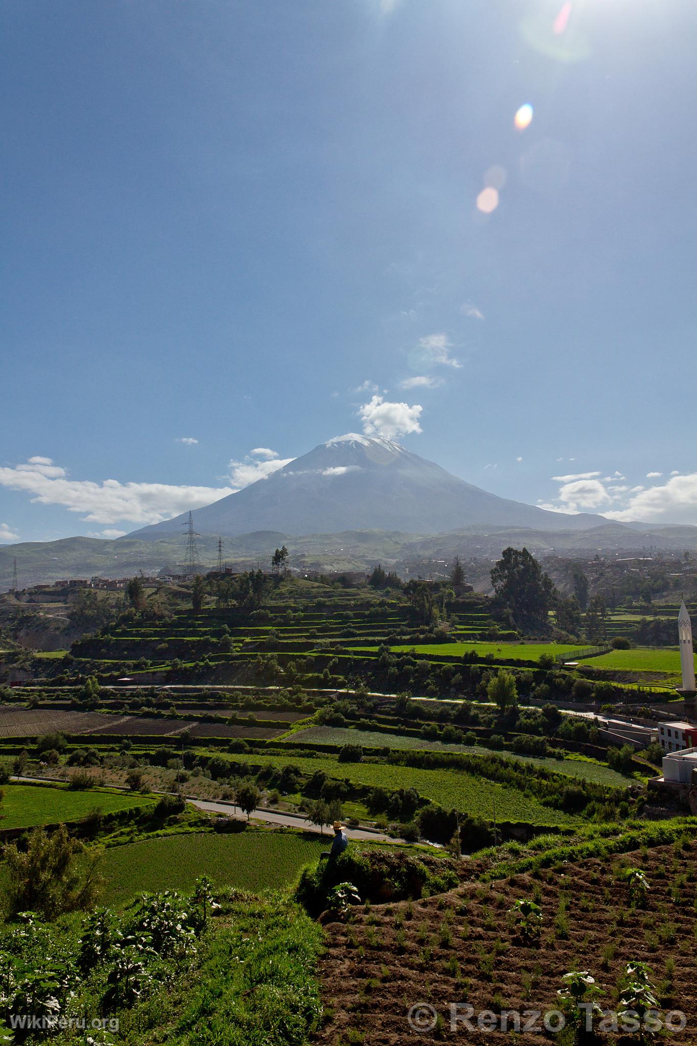 Volcan Misti et campagne d'Arequipa