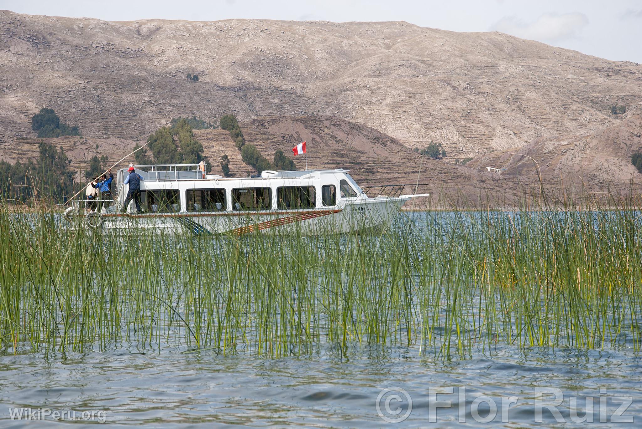 le Tikonata sur le lac Titicaca