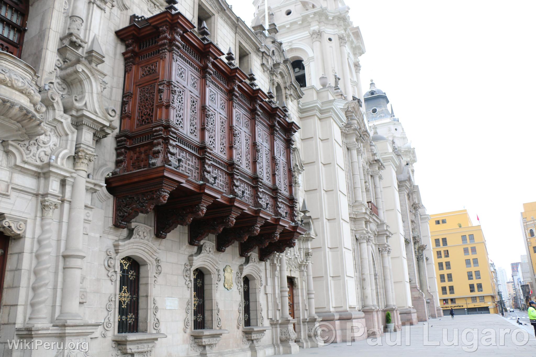 Balcons de la cathdrale, Lima