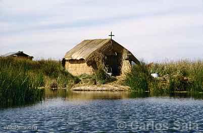 Ile flottante des Uros