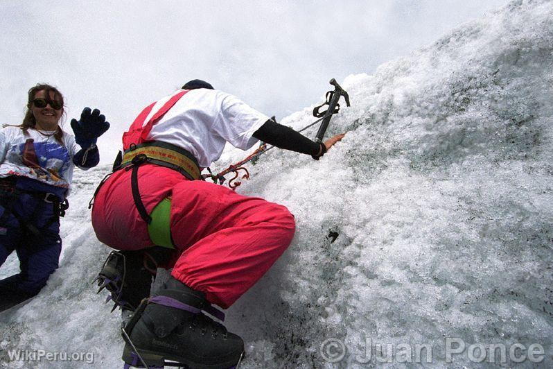 Escalade sur glace