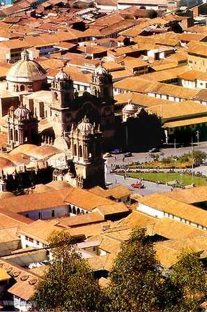 Vue de la cathdrale, Cuzco