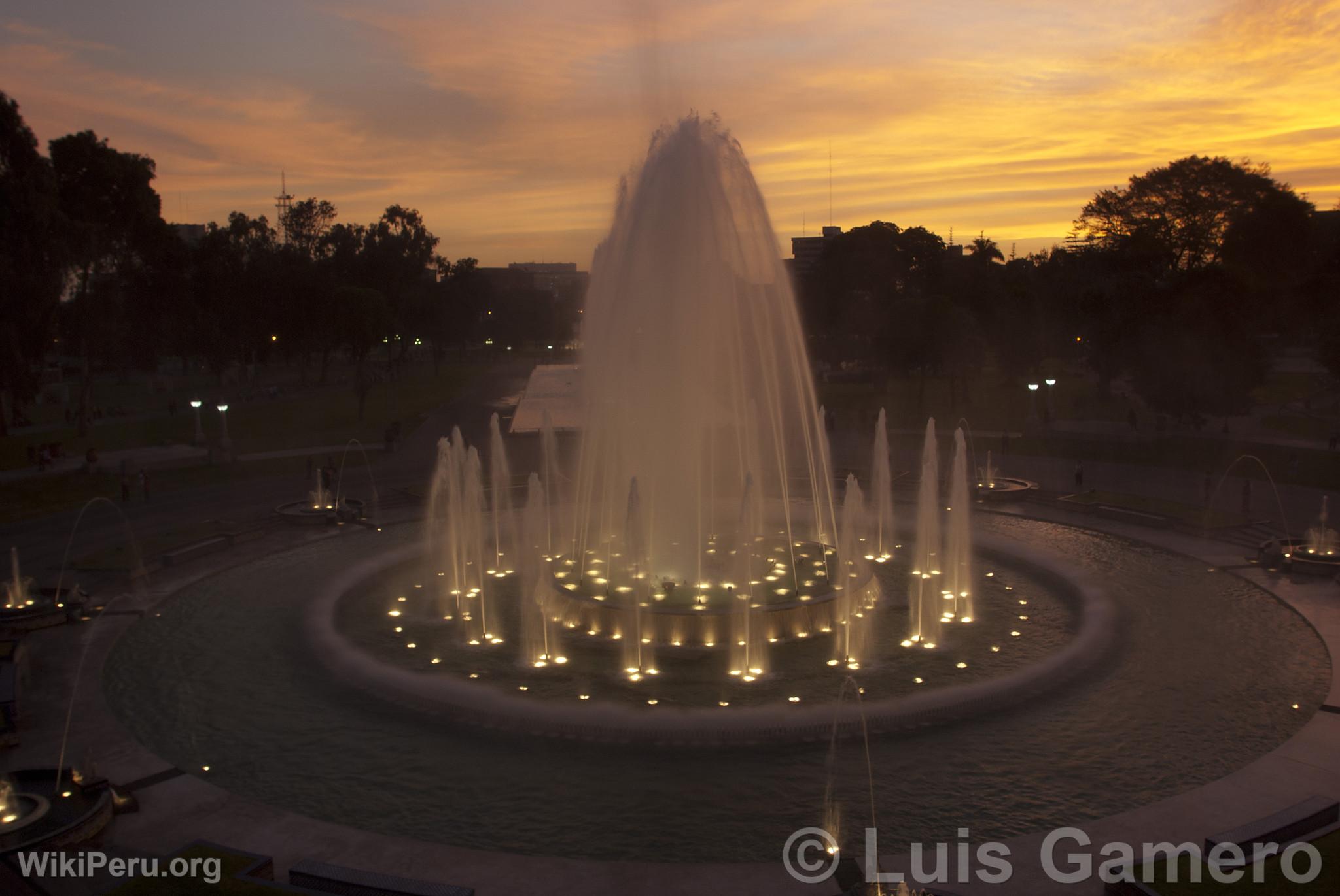 Circuit Magique de l'Eau, Lima