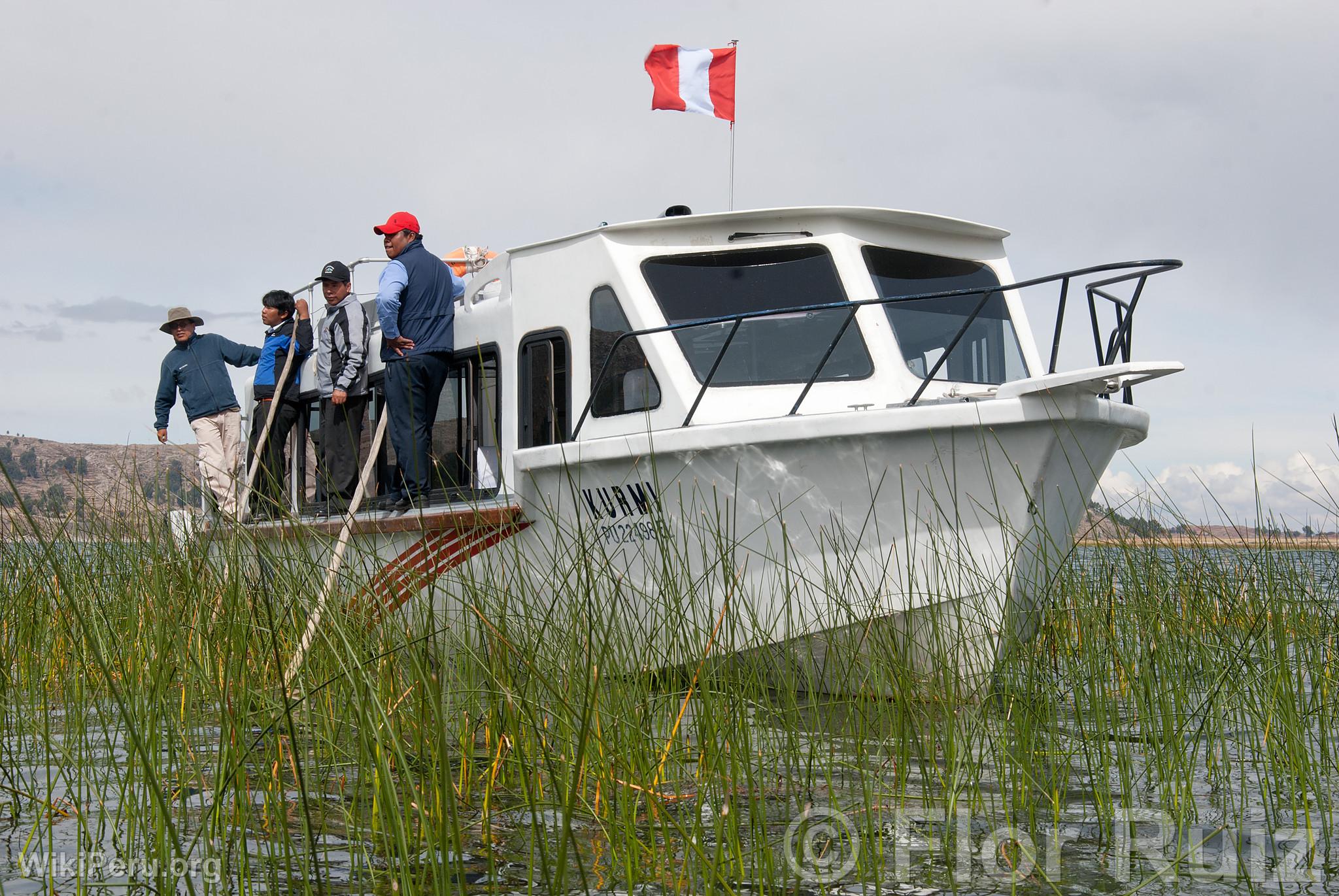 Bateau sur le Lac Titicaca