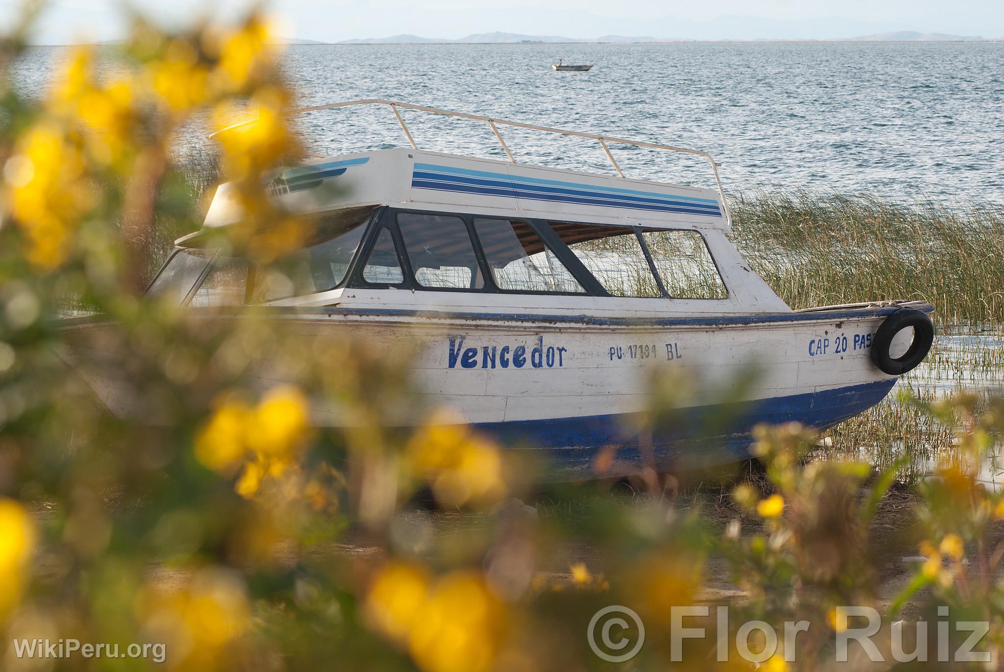 Bateau sur le Lac Titicaca