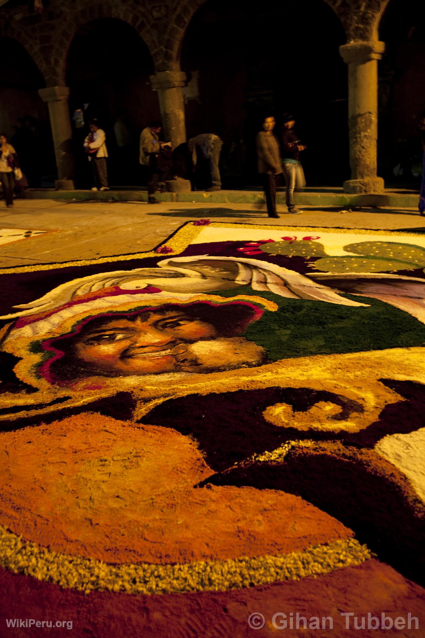 Tapis de fleurs