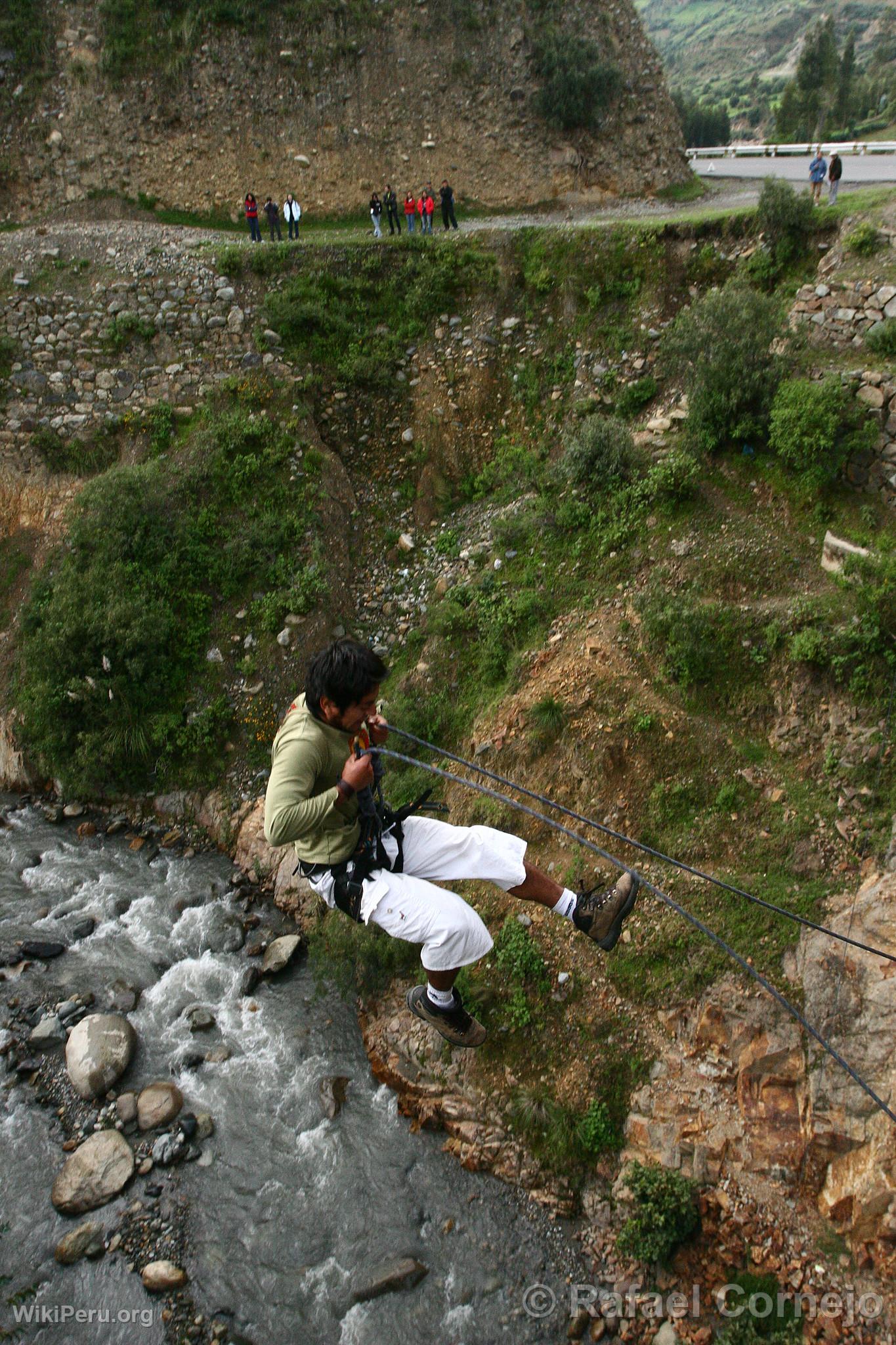 Saut  l'lastique  Huaraz, Huarz