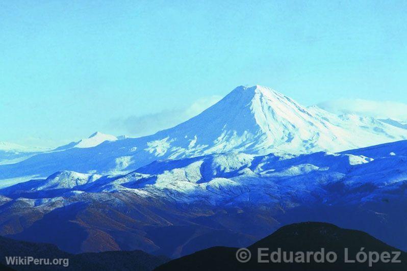 Montagnes enneiges de la Cordillre des Andes