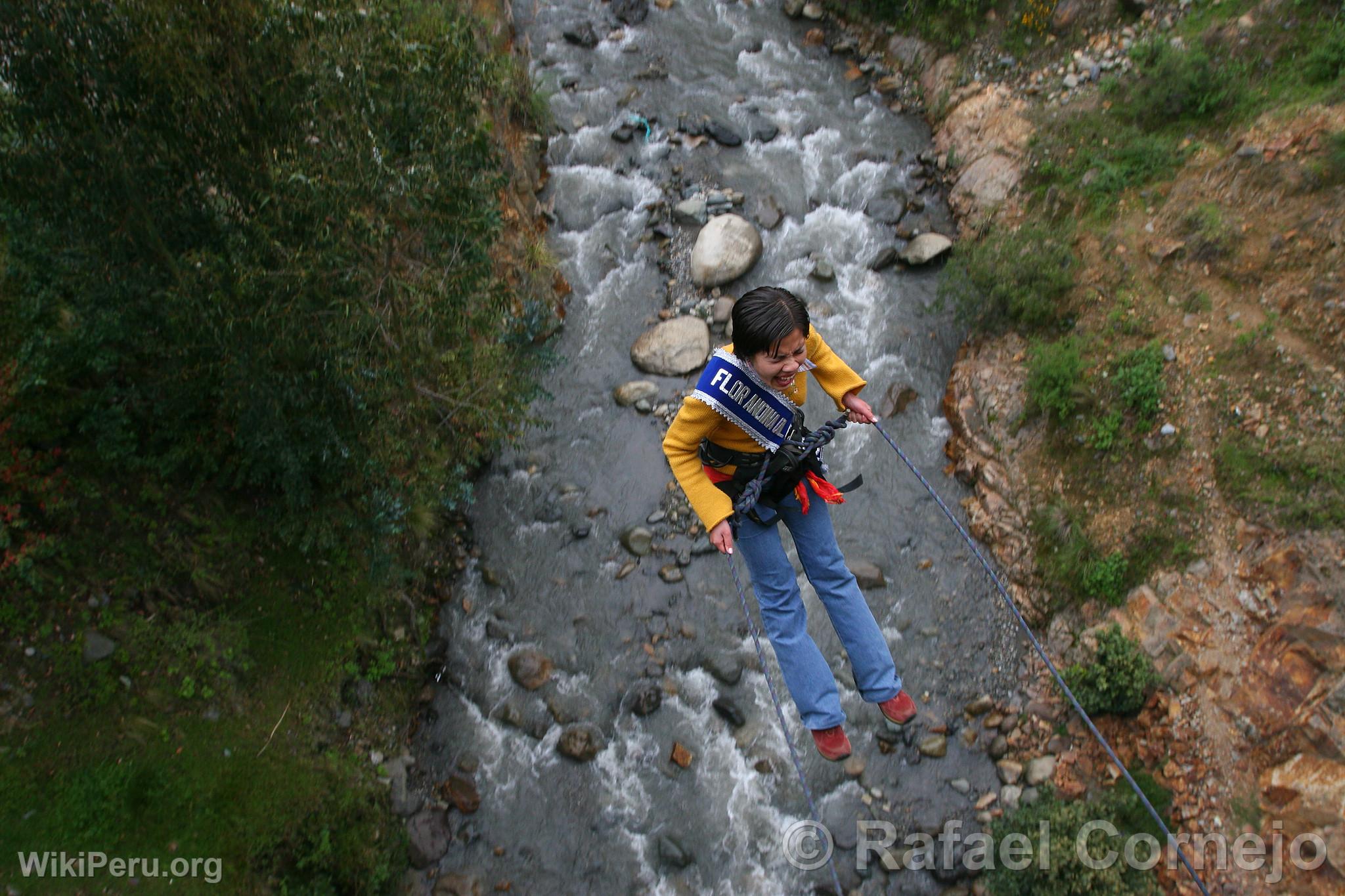 Saut  l'lastique  Huaraz, Huarz