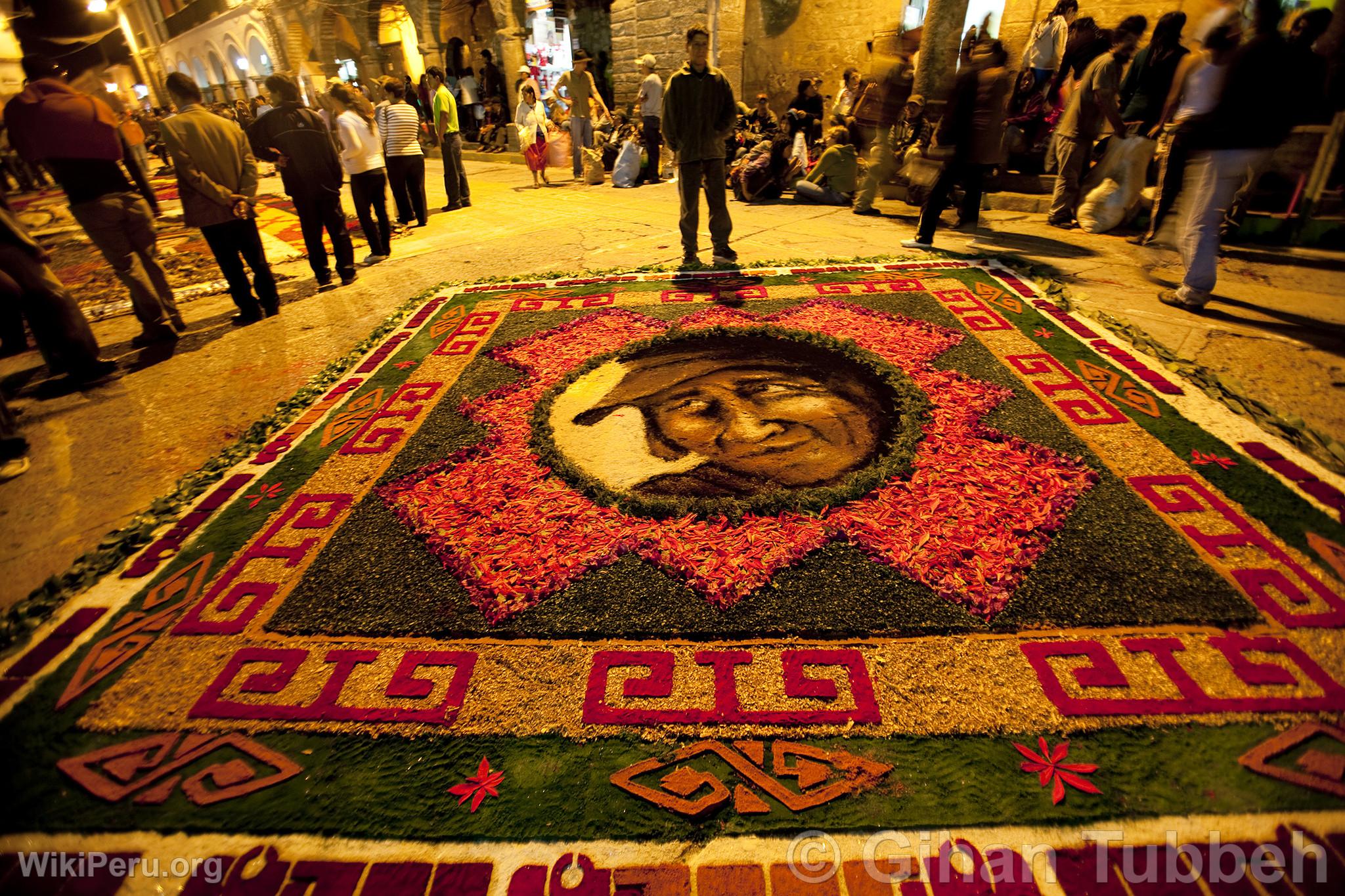 Tapis de fleurs