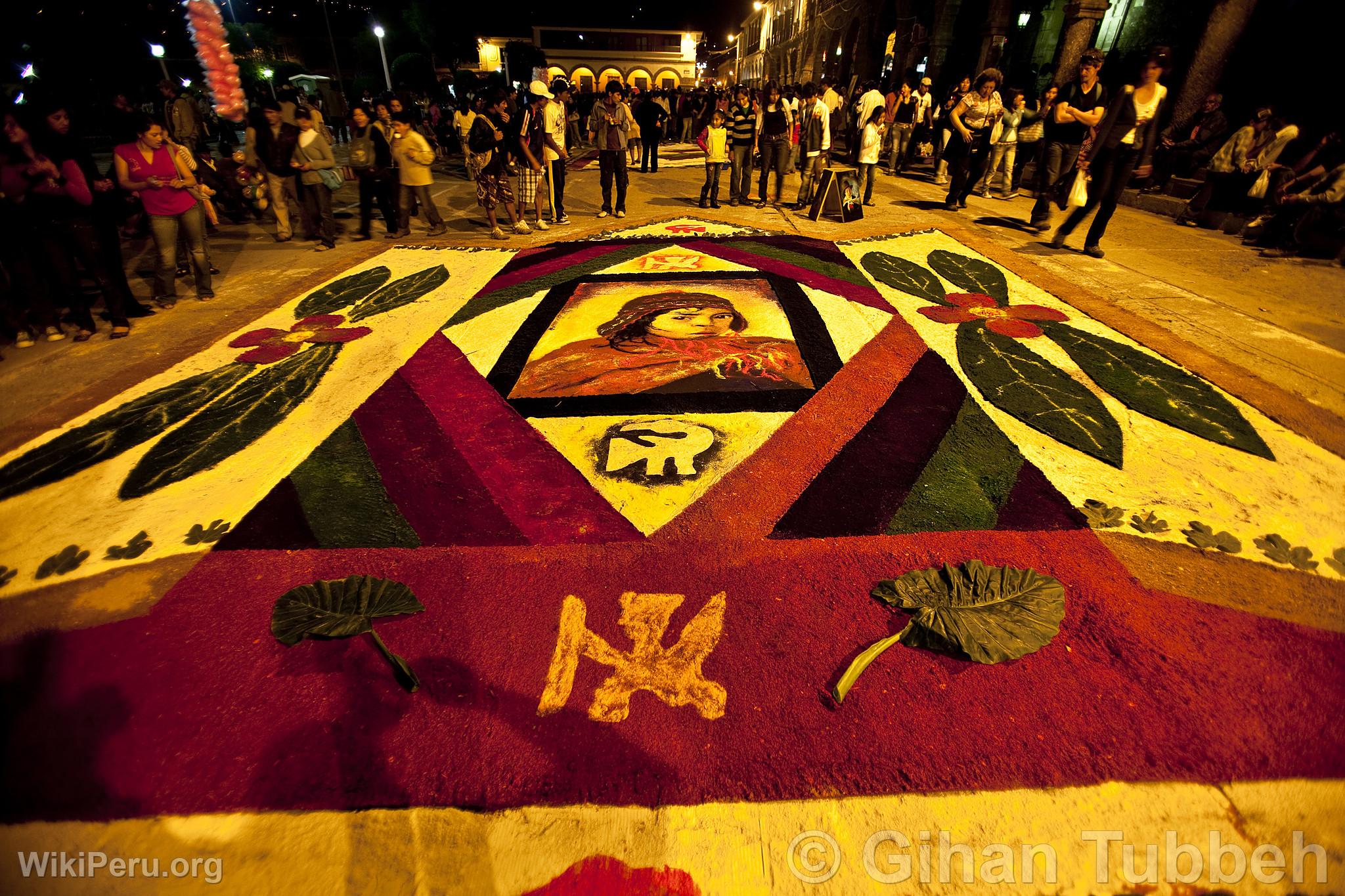 Tapis de fleurs