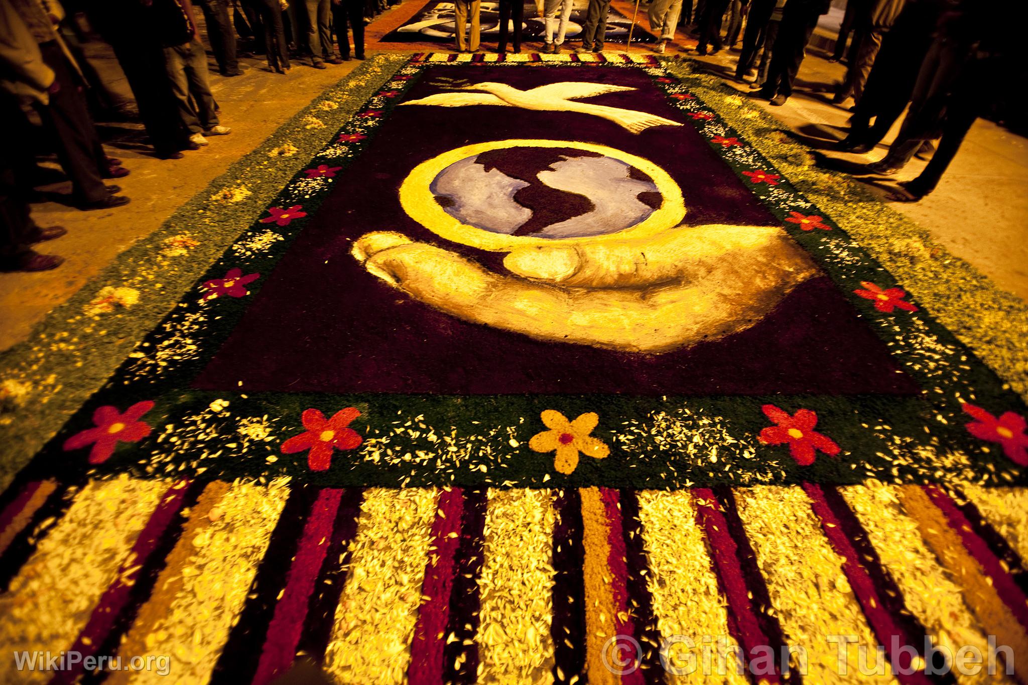 Tapis de fleurs