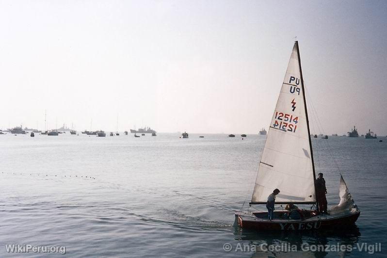 Voilier. La Punta, Lima