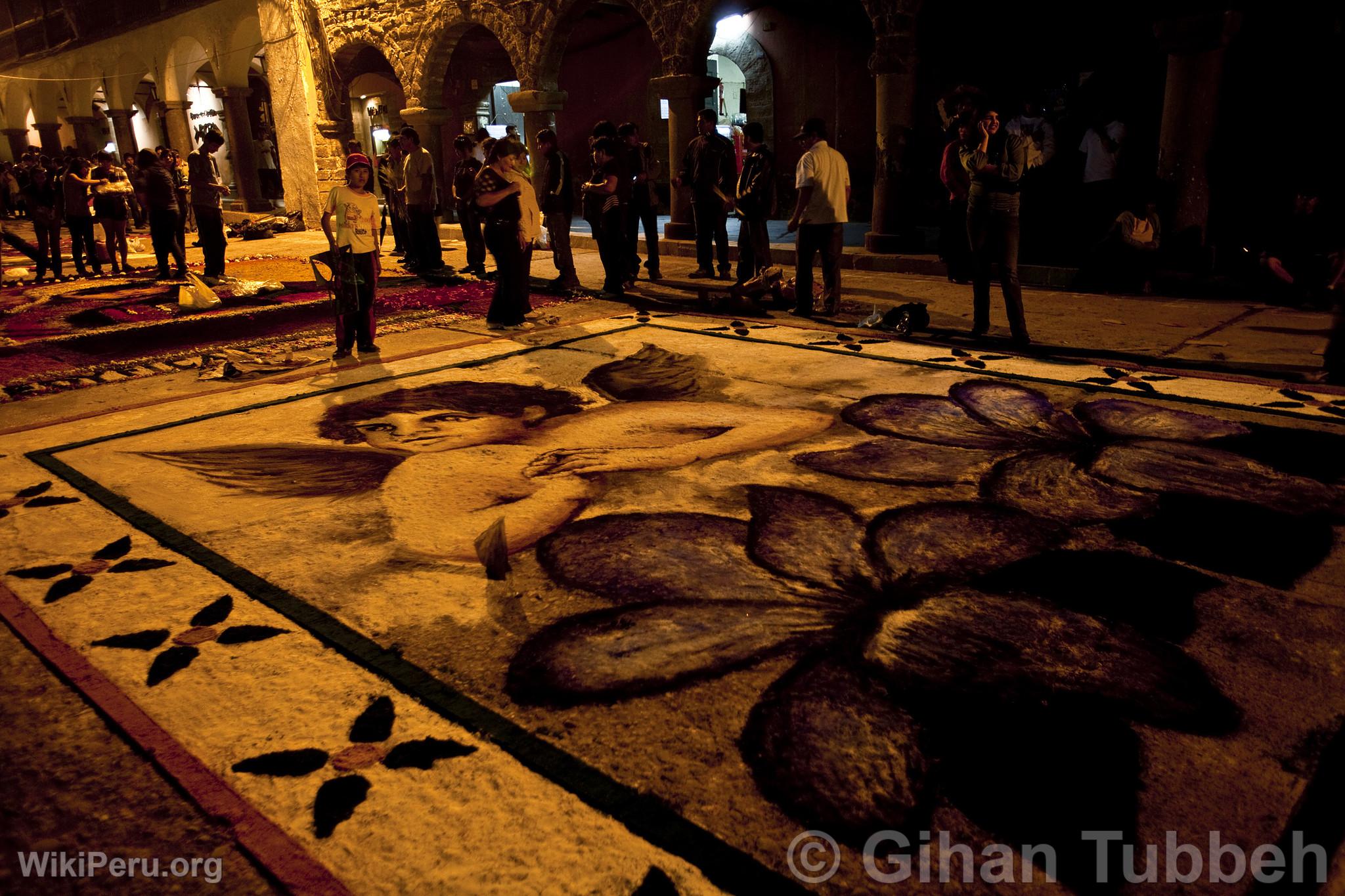 Tapis de fleurs