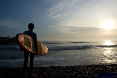 Surf  la plage Makaha