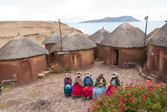 le Tikonata sur le lac Titicaca