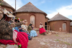 le Tikonata sur le lac Titicaca