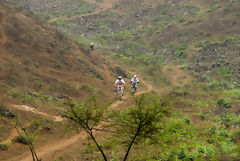 Cyclisme aux Lomas de Lcumo