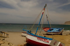 Bateaux sur la plage El uro