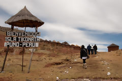 le Tikonata sur le lac Titicaca