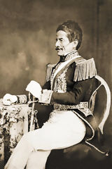 Daguerrotype de Ramn Castilla, Lima 19 septembre 1856